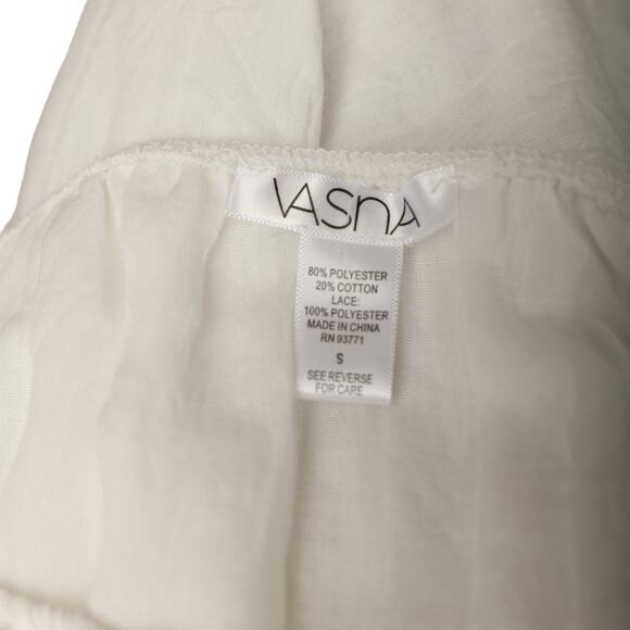 Vasna cotton‎ blend layered boho mini dress size small - Picture 3 of 5